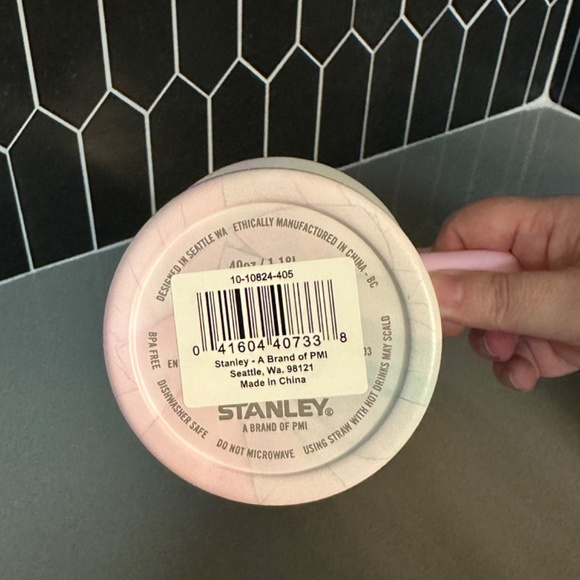 Stanley Quencher H2.0 FlowState 40 oz Stainless Steel Tumbler - Watercolor Tulle - Picture 5 of 6